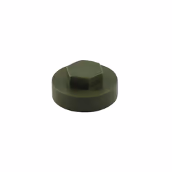 TIMCO Hex Head Cover Caps Olive Green - 19mm