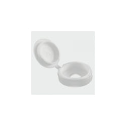 TIMco LHCCWHITEP Large Hinged Cover Cap White To fit 5 to 10mm Screw Bag of 50