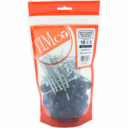 TIMCO Corrugated Sheet Fixings Black - 10 x 3
