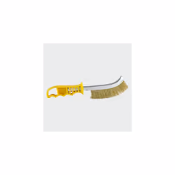 TIMco YWHB Yellow Handle Wire Brush Brass 255mm