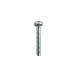 TIMCO Machine Pan Head Silver Screws - M5 x 12