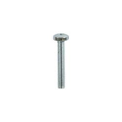 TIMCO Machine Pan Head Silver Screws - M6 x 12
