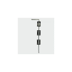 TIMco DDB12BB Garage Drop Down Bolt Black 12"