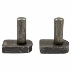 Taurus Gate Hook to Weld 19mm (3/4") Pin Self Colour (2 Pack)
