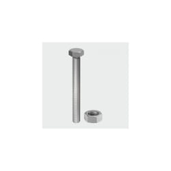 TIMco S1230SSP Hex Set and Hex Nut A2 SS M12 x 30mm Bag of 2