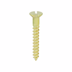 TIMCO Solid Brass Countersunk Woodscrews - 8 x 1 1/4