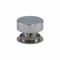 TIMCO Threaded Screw Caps Solid Brass Satin Chrome - 14mm