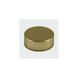 TIMco TSC12SBP Satin Brass Screw Cap Bag of 4