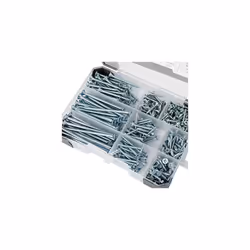 TIMCO Countersunk Silver Woodscrews Mixed Tray - 340pcs
