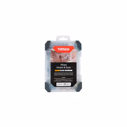 TIMCO Hooks & Eyes Mixed Tray - 133pcs
