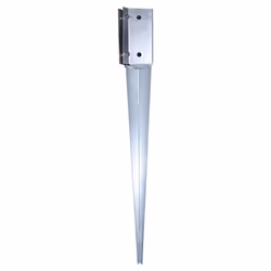 Taurus Drive in Post Spike - Bolt Secure Hot Dip Galvanised 75 x 600mm