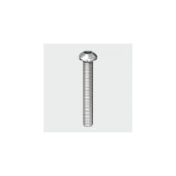 TIMco 612BUTSSP Button Socket and Nut A2 Stainless Steel 6 x 12 Bag of 8