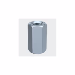 TIMco NC8ZP Connector Nut DIN 6334 BZP Bag of 4
