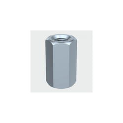 TIMco NC8ZP Connector Nut DIN 6334 BZP Bag of 4