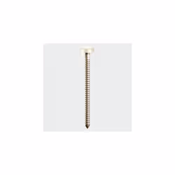 TIMco PP25WP Polymer Headed Pin White Bag of 65
