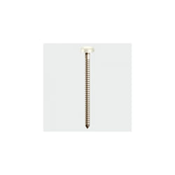 TIMco PP25WP Polymer Headed Pin White Bag of 65