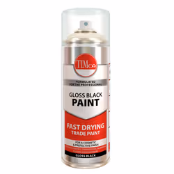 TIMco Finishing Paint - Gloss - Black 380ml