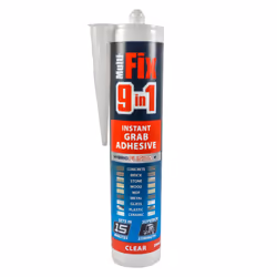 TIMco MultiFix 9 in 1 Instant Grab Adhesive Clear 290ml