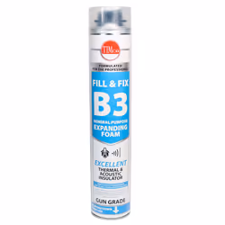 TIMco Fill & Fix Expanding PU Foam - B3 - Applicator Grade 750ml