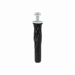 M5 x 90mm Multi-Fix Stella Fixings - Black - Pack of 4 - Black, 65mm