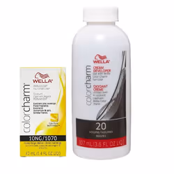 3.6oz ) Wella Color Charm Haircolor 10NG Honey Beige Blonde - 10NG + Developer (Vol. 20