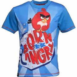 BORN TO BE ANGRY | ANGRY BIRDS MOVIE T-Shirt | Age 7-8 Years