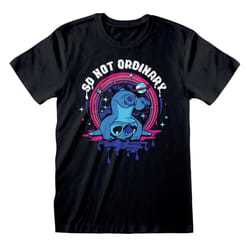 Disney Lilo & Stitch 'Not Ordinary' (Black) T-Shirt - X-Large