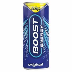Boost Energy Drink 250ml Sugar Free Exotic Citrus - 12x250ml, Original