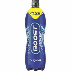 Boost Energy Drink 1 Ltr Original / Sugar Free - 12x1Ltr, Original