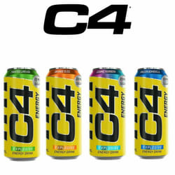 Cellucor C4 Energy Pre Workout Ready to Drink RTD - Cosmic Rainbow, 12 x 500ml
