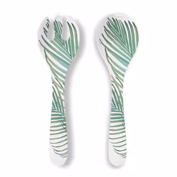 Epicurean Amazon Floral Melamine Salad Servers