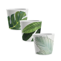 Epicurean Set of 3 Amazon Floral Melamine Ice Cream Bowls