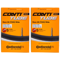 continental Unisexs Race Tube Wide 28 Inner  Black  25-622->32-630] Pa