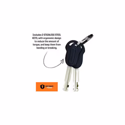 Keeper 12 Standard with Flex Sold Secure SilverBlack