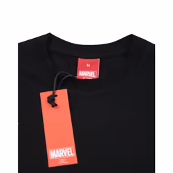Marvel Short Sleeved T-Shirt (Mens Black)