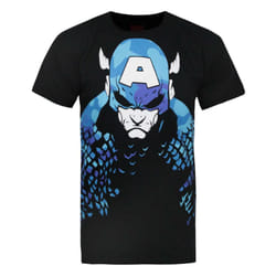 Marvel Short Sleeved T-Shirt (Mens Black)
