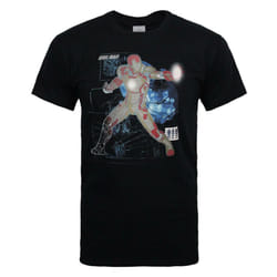 Marvel Short Sleeved T-Shirt (Mens Black) - Small