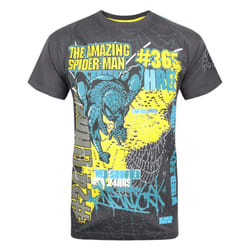 Marvel Short Sleeved T-Shirt (Mens Grey)