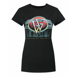 Marvel Short Sleeved T-Shirt (Womens Black) - X-Large