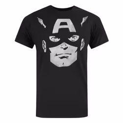 Marvel Short Sleeved T-Shirt (Mens Black)