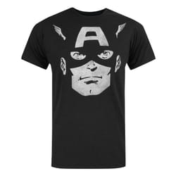 Marvel Short Sleeved T-Shirt (Mens Black)