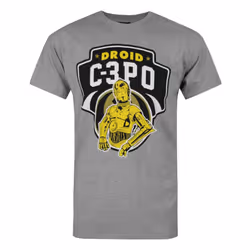 Star Wars Short Sleeved T-Shirt (Mens Grey) - XX-Large