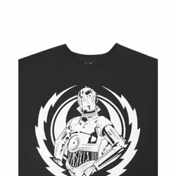 Star Wars Short Sleeved T-Shirt (Mens Black) - Medium