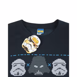 Star Wars Christmas Jumper (Mens Blue) - XX-Large