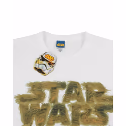 Star Wars Short Sleeved T-Shirt (Mens White) - Medium