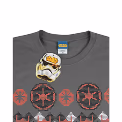 Star Wars Short Sleeved T-Shirt (Mens Grey) - X-Large