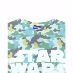 Star Wars Short Sleeved T-Shirt (Mens Green) - Large