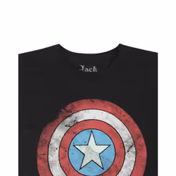 Marvel Short Sleeved T-Shirt (Mens Black)
