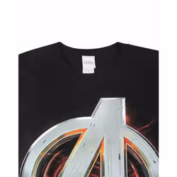 Marvel Short Sleeved T-Shirt (Mens Black)