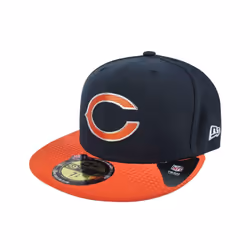 New Era Fitted Flat Cap (Unisex Blue)